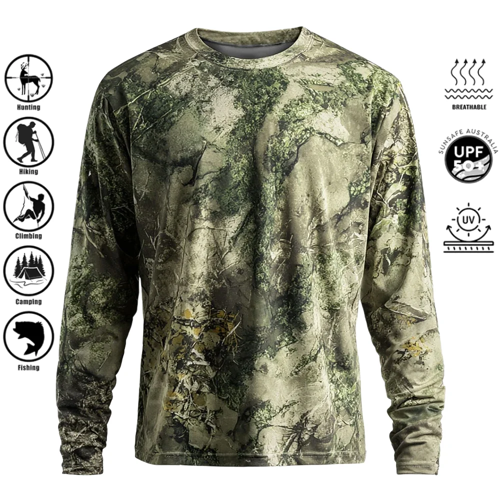 Outdoor Adventure Trips - Men Long Sleeve T-shirt Polyester 3D